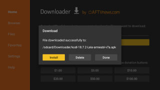 Herunterladen Downloader by AFTVnews Werkzeuge für Android Bildschirmfoto 3