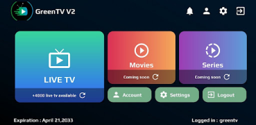 Herunterladen GreenTV V2 Video-Player und -Editoren für Android Bildschirmfoto 3