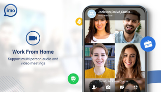 Herunterladen imo HD - Video Calls and Chats Kommunikation für Android Bildschirmfoto 2