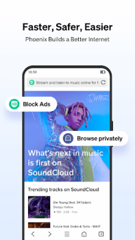 Herunterladen Phoenix Browser-Privat.Schnell Kommunikation für Android Bildschirmfoto 4
