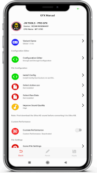Herunterladen JM TOOLS Pro GFX For Any Games Werkzeuge für Android Bildschirmfoto 4