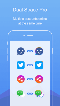 Herunterladen Dual Space Pro -Multi Accounts Werkzeuge für Android Bildschirmfoto 2