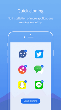 Herunterladen Dual Space Pro -Multi Accounts Werkzeuge für Android Bildschirmfoto 3
