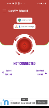 Herunterladen Stark VPN Reloaded Werkzeuge für Android Bildschirmfoto 2