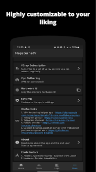 Herunterladen Npv Tunnel V2ray/SSH Werkzeuge für Android Bildschirmfoto 3