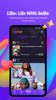 Herunterladen LetsChat Kommunikation für Android