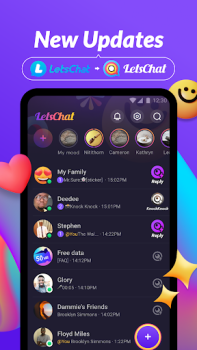Herunterladen LetsChat Kommunikation für Android Bildschirmfoto 3