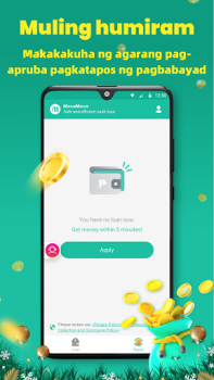 Herunterladen MocaMoca - Safe and fast loan Finanzen für Android Bildschirmfoto 5