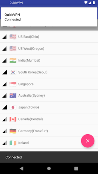 Herunterladen QuickVPN Werkzeuge für Android Bildschirmfoto 3