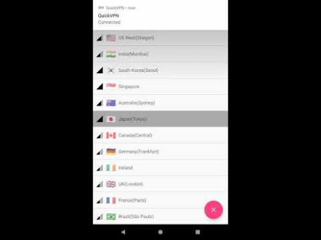 Herunterladen QuickVPN Werkzeuge für Android Bildschirmfoto 4