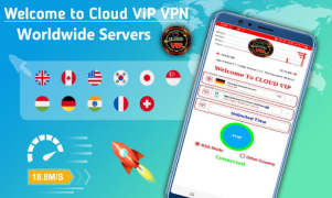 Herunterladen Cloud ViP VPN- Super Fast Kommunikation für Android Bildschirmfoto 5