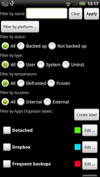 Herunterladen Titanium Backup Werkzeuge für Android Bildschirmfoto 4
