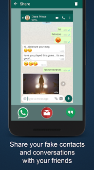 Herunterladen Fake Chat ChatsMock Text Prank Unterhaltung für Android Bildschirmfoto 7