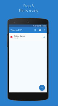 Herunterladen Word to PDF Arbeit für Android Bildschirmfoto 4