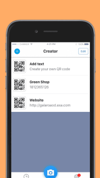 Herunterladen QR code scanner Arbeit für Android Bildschirmfoto 7