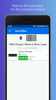Herunterladen Free QR Scanner by Avira Werkzeuge für Android Bildschirmfoto 2
