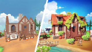 Herunterladen Cozy Islands – craft & build Simulatoren für Android Bildschirmfoto 4