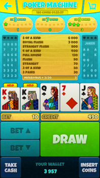 Herunterladen American Poker 90's Casino Kasino für Android Bildschirmfoto 6
