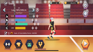 Herunterladen The Spike - Volleyball Story Sport Spiele für Android Bildschirmfoto 2