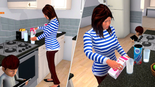 Herunterladen Family Simulator - Virtual Mom Rollenspiele für Android Bildschirmfoto 2