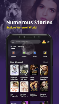 Herunterladen Moonovel-Werewolf Romance Bücher und Leitfäden für Android
