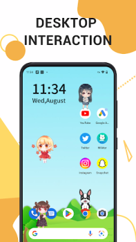 Herunterladen Buddy - Desktop Pet&shimeji Arbeit für Android