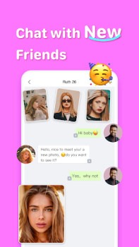 Herunterladen Candy Chat - Live video chat Unterhaltung für Android Bildschirmfoto 2
