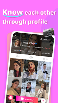 Herunterladen Candy Chat - Live video chat Unterhaltung für Android Bildschirmfoto 6