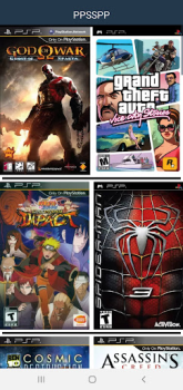 Herunterladen PSP PS2 - Games Emulator Unterhaltung für Android Bildschirmfoto 3