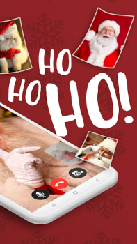 Herunterladen Fake Call from Santa Claus Unterhaltung für Android Bildschirmfoto 2