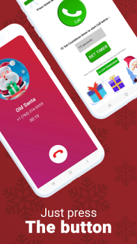 Herunterladen Fake Call from Santa Claus Unterhaltung für Android Bildschirmfoto 6