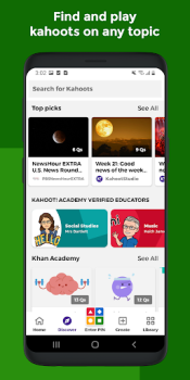Herunterladen Kahoot! Play & Create Quizzes Bildung für Android Bildschirmfoto 5