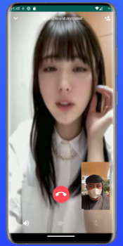 Herunterladen Video Call Cewek Jepang Cantik Unterhaltung für Android Bildschirmfoto 6