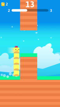 Herunterladen Stacky Bird: Offline Spiele Gelegentlich für Android Bildschirmfoto 2
