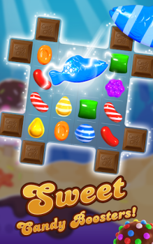 Herunterladen Candy Crush Saga Gelegentlich für Android Bildschirmfoto 7