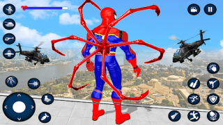 Herunterladen Spider Rope Hero: Spider Games Rollenspiele für Android