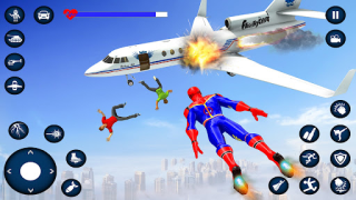 Herunterladen Spider Rope Hero: Spider Games Rollenspiele für Android Bildschirmfoto 2