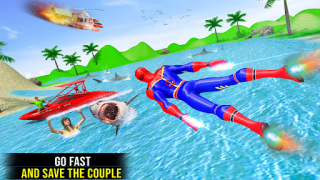 Herunterladen Spider Rope Hero: Spider Games Rollenspiele für Android Bildschirmfoto 3