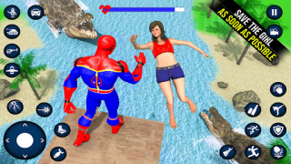 Herunterladen Spider Rope Hero: Spider Games Rollenspiele für Android Bildschirmfoto 5