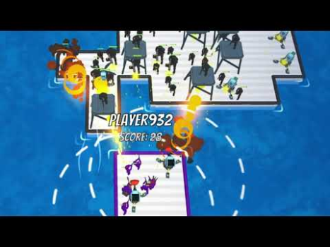 Herunterladen War of Rafts: Crazy Sea Battle Arkade für Android Bildschirmfoto 8