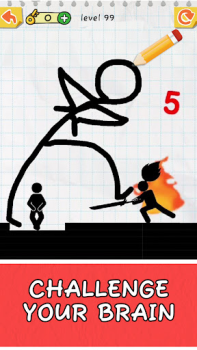 Herunterladen Draw 2 Save: Stickman Puzzle Puzzle-Spiele für Android Bildschirmfoto 5
