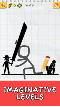 Herunterladen Draw 2 Save: Stickman Puzzle Puzzle-Spiele für Android Bildschirmfoto 6