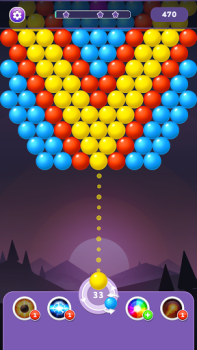 Herunterladen Bubble Shooter Rainbow Puzzle-Spiele für Android Bildschirmfoto 2