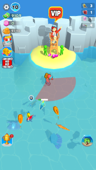 Herunterladen Aquarium Land: Fisch Spiele Arkade für Android Bildschirmfoto 2