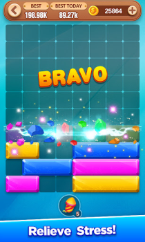 Herunterladen Schiebe Block Puzzle-Spiele für Android Bildschirmfoto 2