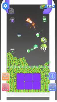 Herunterladen Guns and Bounce Puzzle-Spiele für Android Bildschirmfoto 3