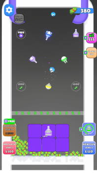 Herunterladen Guns and Bounce Puzzle-Spiele für Android Bildschirmfoto 7