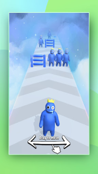 Herunterladen Blue Run And Merge Friends Arkade für Android Bildschirmfoto 2
