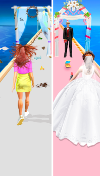 Herunterladen Hochzeit Rasse Hochzeit Spiele Gelegentlich für Android Bildschirmfoto 2