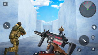 Herunterladen FPS-Begegnungsschießspiele Aktion für Android Bildschirmfoto 3